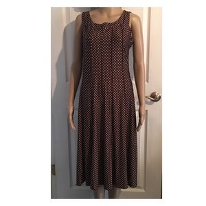 Perseption Concept  Brown Polka Dots Sleeveless